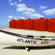 A row of Parker Brothers-owned hotels in Atlantic City.